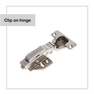 Clip on hinge