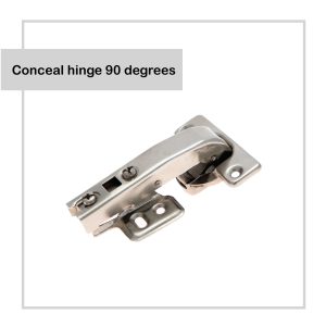 Conceal hinge 90 degrees